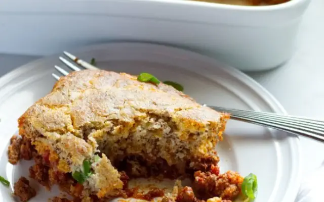 Cornbread Casserole with Ground Venison