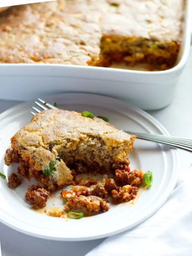 Cornbread Casserole with Ground Venison