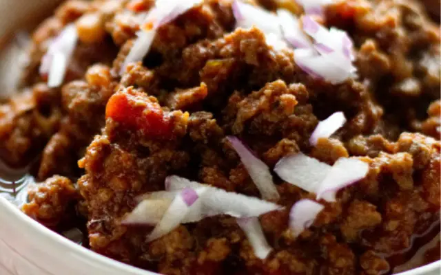 Texas Style Keto Venison Chili