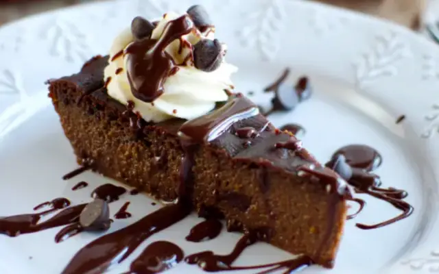 Keto Chocolate Pumpkin Pie