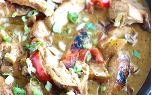 KETO CREAMY CAJUN CHICKEN
