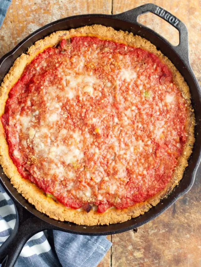 KETO DEEP DISH PIZZA