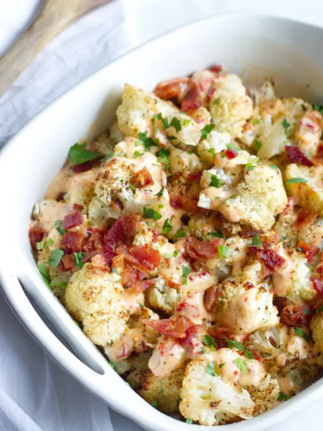 ROASTED CAULIFLOWER WITH AIOLI