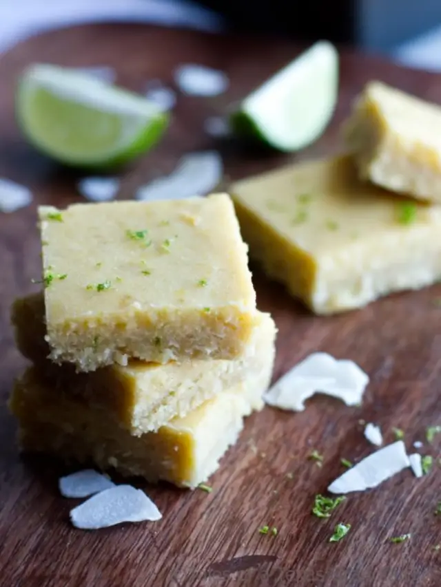 KETO KEY LIME BARS – GF, LOW CARB STORY