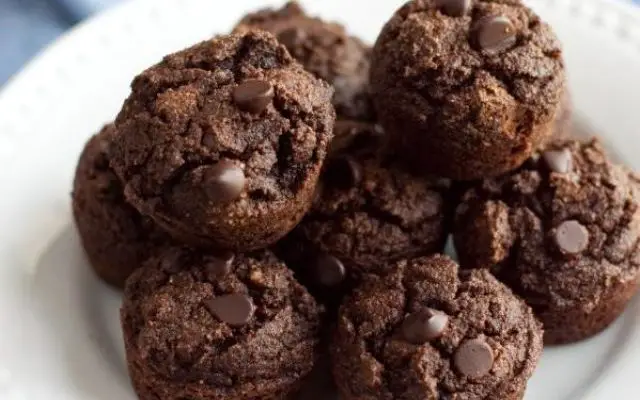 Double Chocolate Coconut Flour Muffins