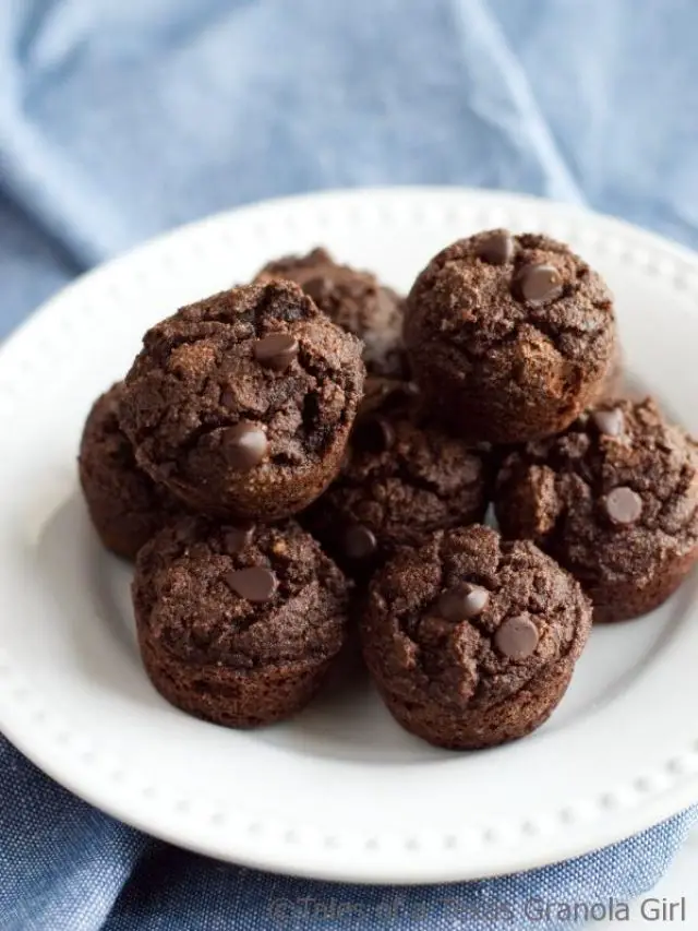 Double Chocolate Coconut Flour Muffins