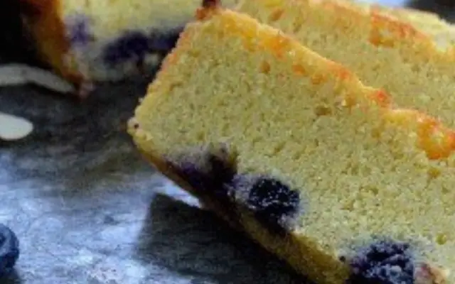 KETO LEMON POUND CAKE WITH BLUEBERRIES STORY